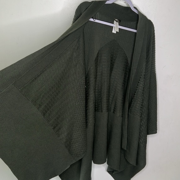 Lululemon Cashmere Wrap Cardigan Green Cozy Winter Sweater - Picture 15 of 16